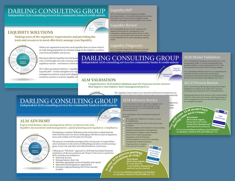 Financial Consulting Postcard Series