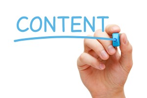 website content without a blog