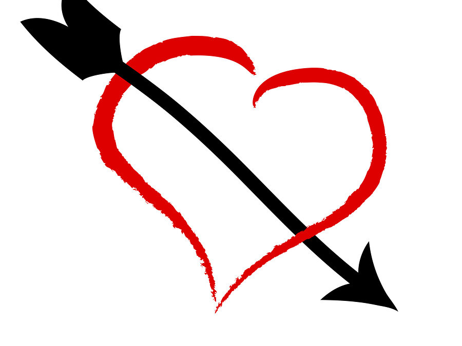 Heart and arrow